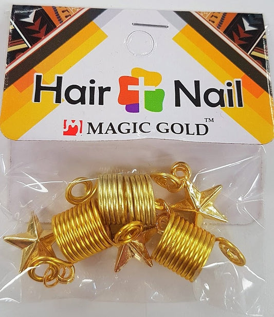 Hair + Nail Gold Star